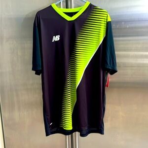 New Balance men’s short sleeve performance tee shirt. 100% polyster